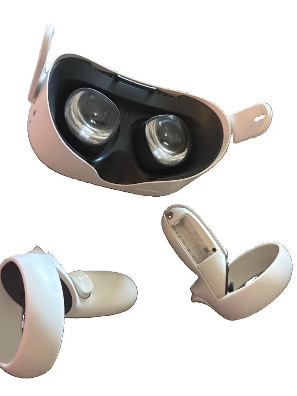 Oculus Quest 2 Vr Headset Missing Head Strap Facial Rubber Battery Case Andstrap